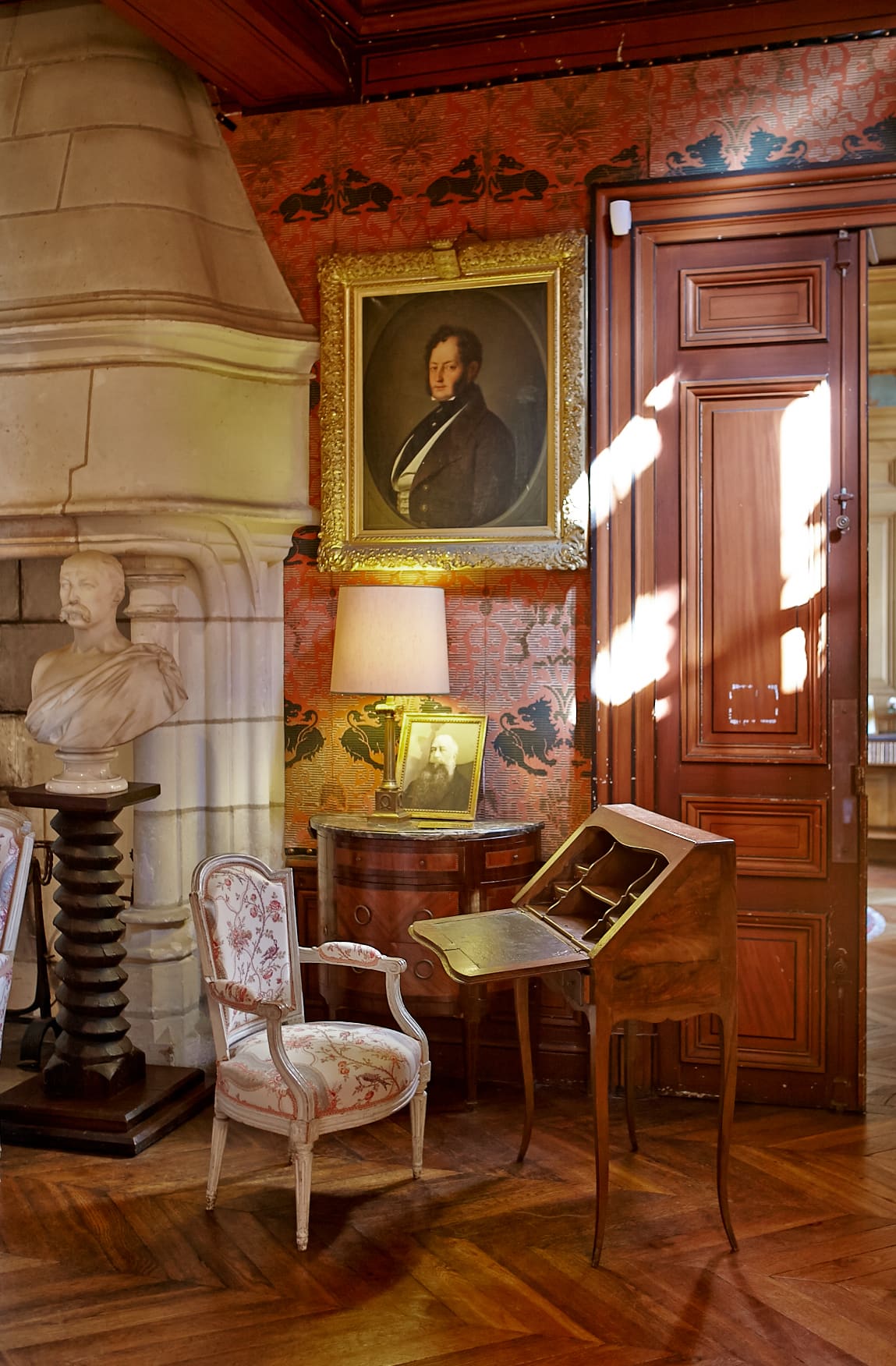 Art painting montresor castle interior